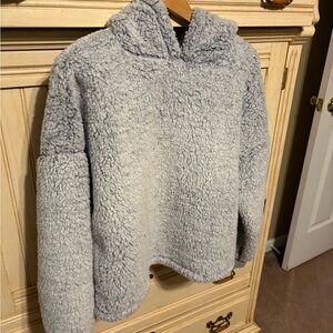 Kohl's Light Gray Sherpa Jacket